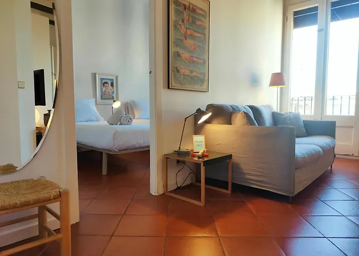 Sunny Tranquil. 1br. Placa Catalunya Rb Appartamento